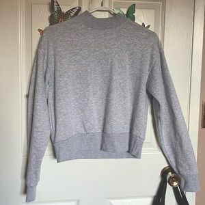 GARAGE Cropped mock neck sweater